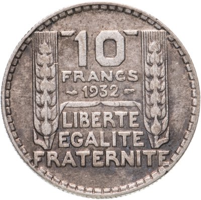 купить Франция 10 франков (francs) 1932