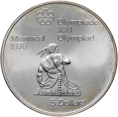 купить Канада 5 долларов (dollars) 1974 XXI летние Олимпийские Игры, Монреаль 1976 - Каное