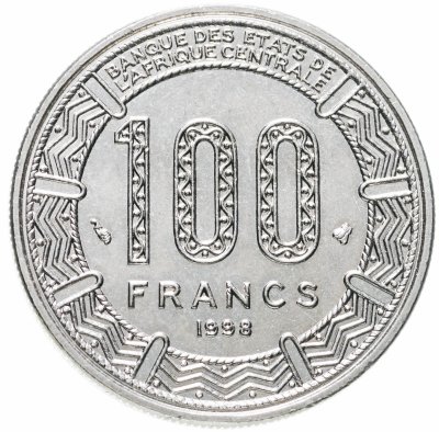 купить Центральная Африка (BEAC) 100 франков (francs) 1998