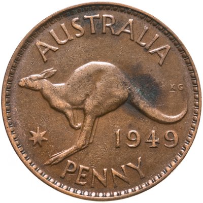 купить Австралия 1 пенни (penny) 1949