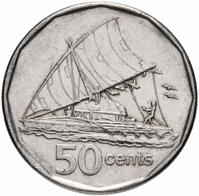 купить Фиджи 50 центов (cents) 2009-2010, случайная дата