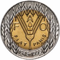 Купить Португалия 100 эскудо (escudos) 1995 "50 лет продовольственной программе ФАО"