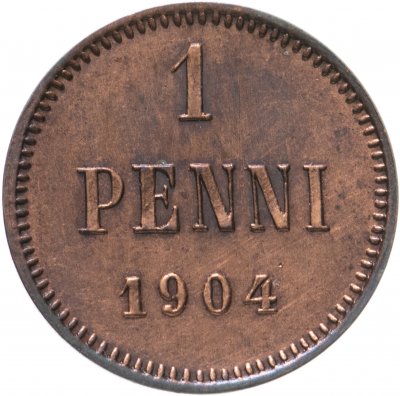 купить 1 пенни (penni) 1904