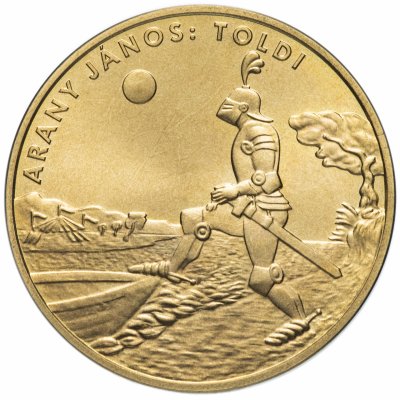 купить Венгрия 200 форинтов (forint, ketszaz) 2001 "Детская литература - Янош Арань, "Толди""