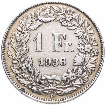 купить Швейцария 1 франк (franc) 1911-1963