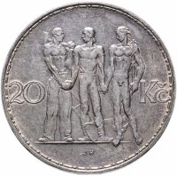 купить Чехословакия 20 крон (korun) 1933