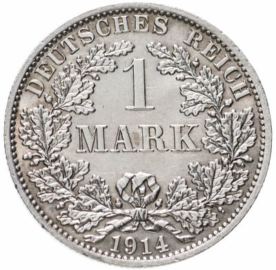 купить Германия 1 марка 1914 Знак монетного двора: "A" - Берлин
