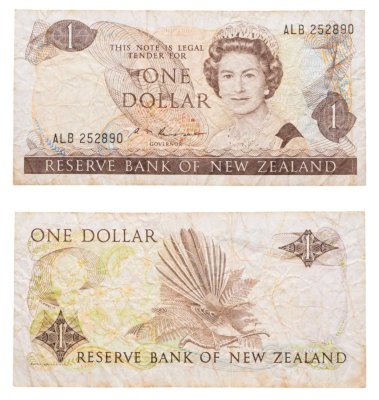 купить Новая Зеландия 1 доллар 1981-1992 год (Pick 169b)