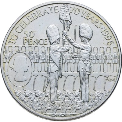 купить Остров Вознесения 50 пенсов (pence) 1996 70-летие Елизаветы II