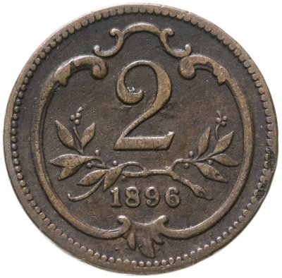 купить Австрия 2 геллера (heller) 1896