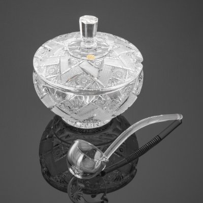 купить Крюшонница с половником, хрусталь, Чехословакия, 1960-1990 гг.