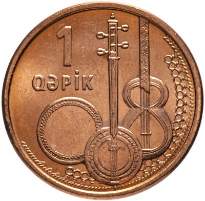 купить Азербайджан 1 гяпик 2006 "Музыкальные инструменты"