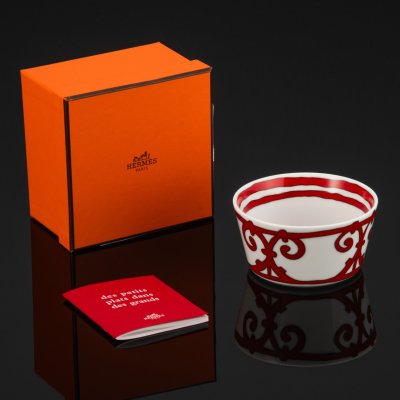 купить Пиала из серии "Balcon du Guadalquivir", фирма "Hermes", в оригинальной коробке с документами, фарфор, деколь, Франция, 2010-2020 гг.