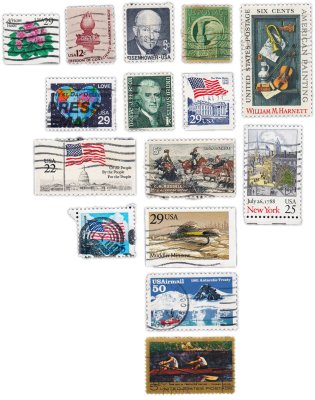 купить США набор из 15 марок "Разное"