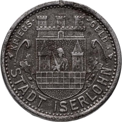 купить Германия, город Изерлон, нотгельды 50 пфеннигов 1917