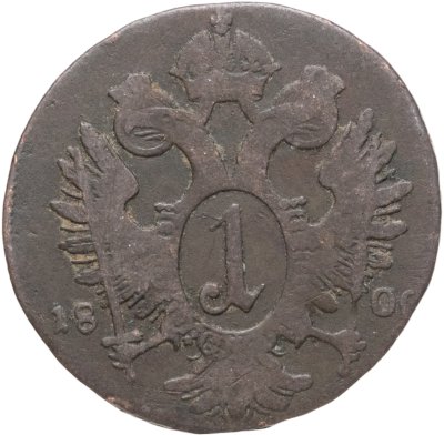 купить Австрия 1 крейцер (kreuzer) 1800