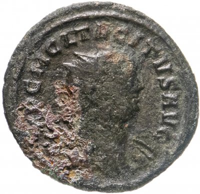 купить Римская Империя, Тацит, 275–276 гг, антониниан (реверс: Летиция стоит, опираясь левой рукой на якорь)