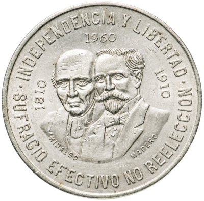 купить Мексика 10 песо 1960 "150 лет Войне за независимость"