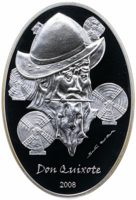 купить Палау 5 долларов 2008 «Дон Кихот»