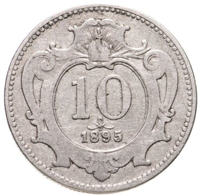 купить Австрия 10 геллеров (heller) 1895