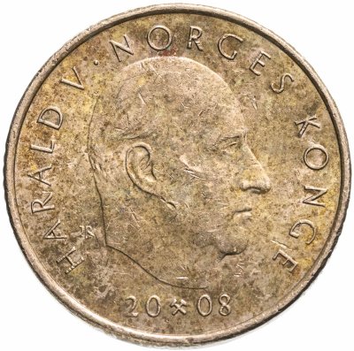 купить Норвегия 10 крон (kroner) 2008 "200 лет со дня рождения Генрика Вергеланна"