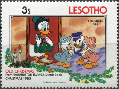 купить Лесото Почтовая марка 1983 "Рождество - Дисней - Рождественский день"