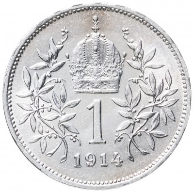 купить Австро-Венгрия 1 крона 1914 год для Австрии