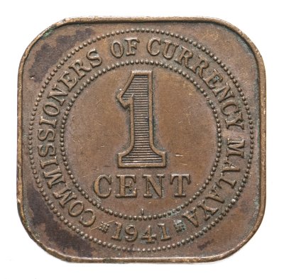 купить Малайя 1 цент (cent) 1939