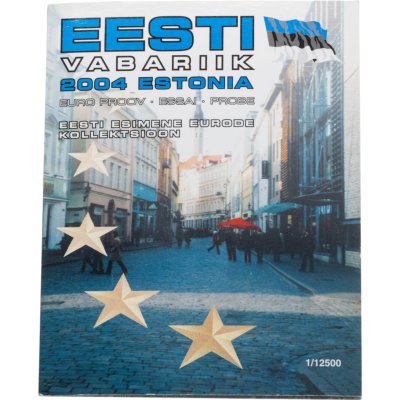 купить Эстония 2004 набор из 8-ми псевдо евро монетовидных жетонов в буклете