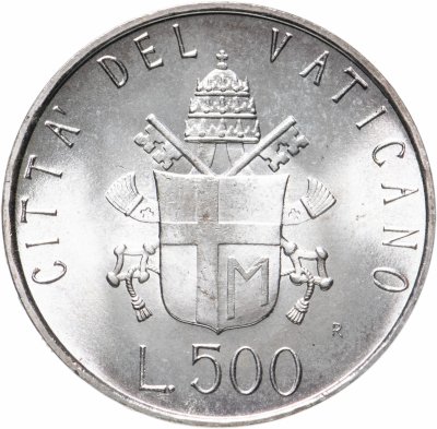 купить Ватикан 500 лир 1981