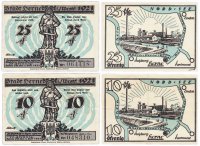 Купить Германия (Вестфалия: Херне) набор из 2-х нотгельдов 1921
