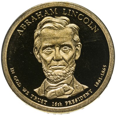 купить США 1 доллар 2010 Авраам Линкольн (16-й президент США)