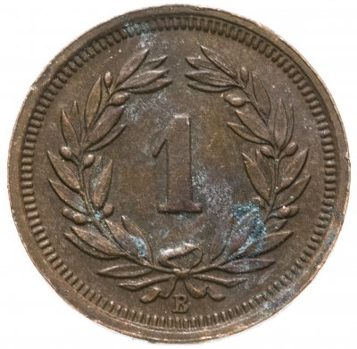 купить Швейцария 1 раппен (rappen) 1933