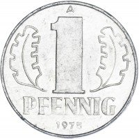 Купить Германия 1 пфенниг 1975