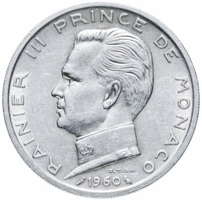купить Монако 5 франков (francs) 1960
