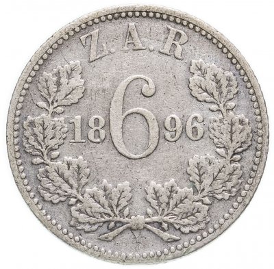 купить ЮАР 6 пенсов 1896