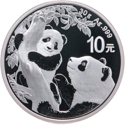 купить Китай 10 юаней (yuan) 2021 "Панда"