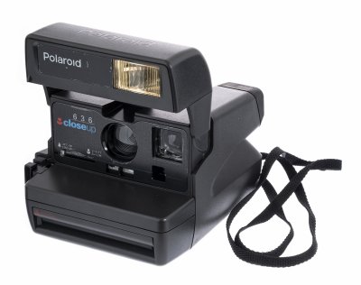 купить Фотоаппарат "Polaroid 636 Close Up" в оригинальной коробке с инструкцией, пластмасса, предприятие "Светозор", Россия, 1997 г.
