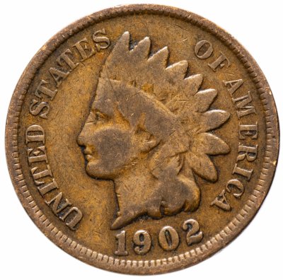 купить США 1 цент (cent) 1902 Indian Head Cent