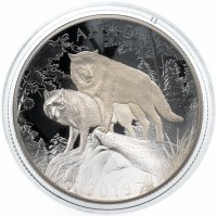Купить Канада 100 долларов 2019 "Волки" в футляре, с сертификатом