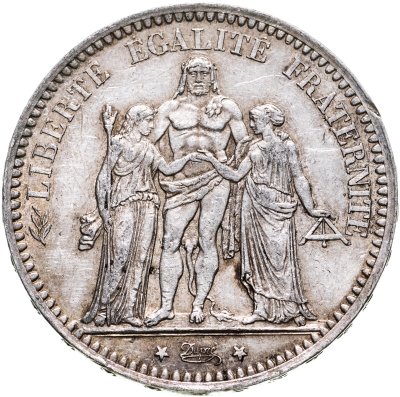 купить Франция 5 франков 1873