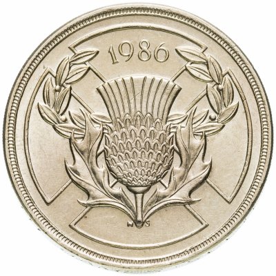 купить Великобритания 2 фунта (pounds) 1986 XIII Игры Содружества