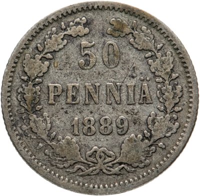 купить 50 пенни (pennia) 1889 L