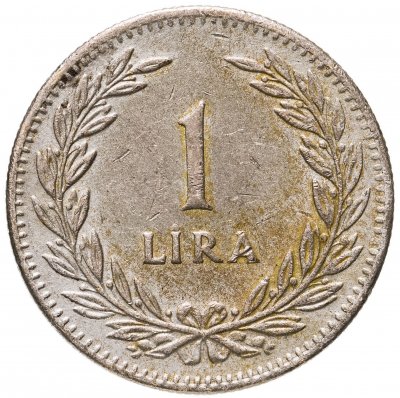 купить Турция 1 лира (lira) 1947