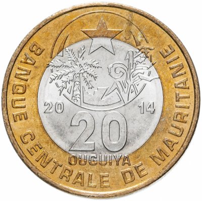 купить Мавритания 20 угий (ouguiya) 2014
