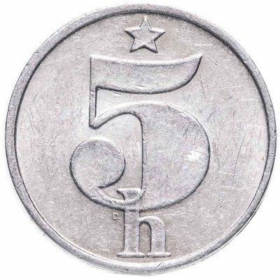 купить Чехословакия 5 геллеров 1990