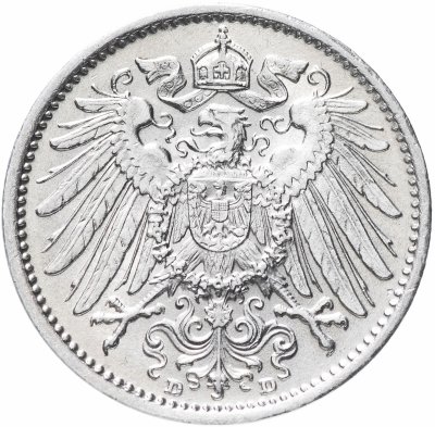 купить Германская Империя 1 марка 1915