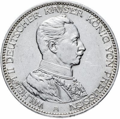 купить Германия (Пруссия) 3 марки 1914 "А"