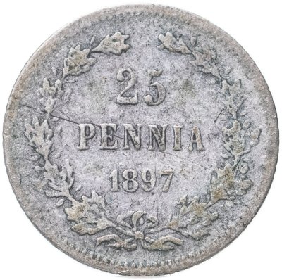 купить 25 пенни (pennia) 1897 L