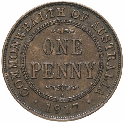 купить Австралия 1 пенни (penny) 1917